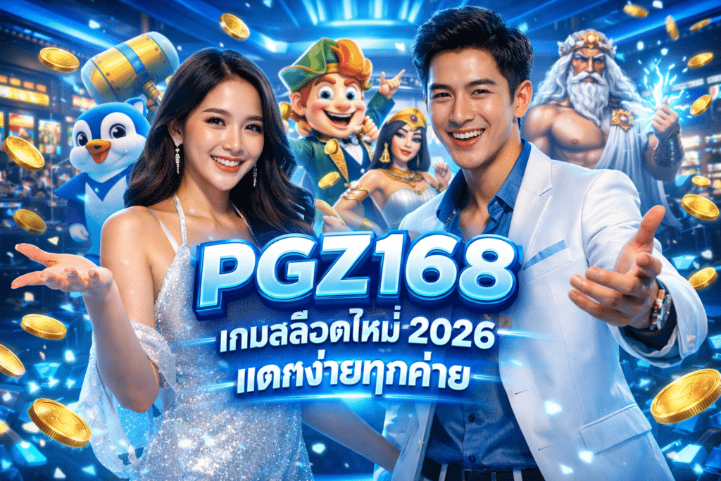 PGZ168 เกมสล็อตใหม่ 2026 แตกง่ายทุกค่าย